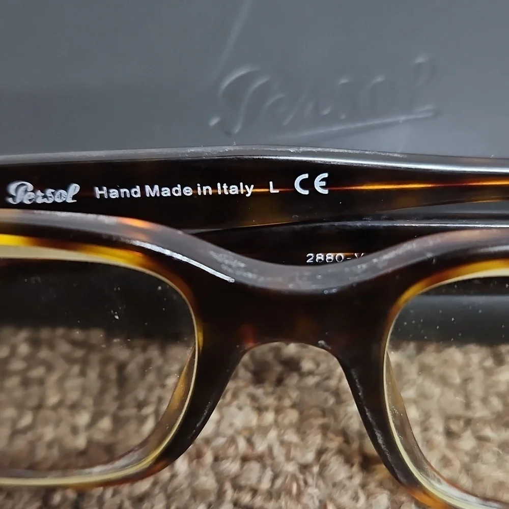 Persol Eyeglasses w/ Case PO 2880-VM 24 Havana 56-18-145 Unisex Glasses - Picture 2 of 8